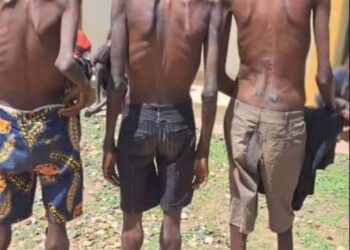 Karamojong youth leaving prison appearing malnourished angers elders
