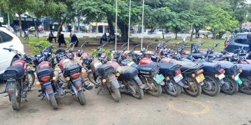 Police Recover 27 Numberless Motorcycles in Arua Theft Operation