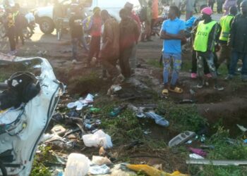Nine fatalities as Alphard collides with fuel tanker on Masaka-Mbarara road
