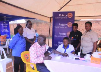 Over 600 Mpererwe Residents Receive Free Treatment at Rotary Health Camp